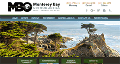 Desktop Screenshot of montereyorthodontics.com